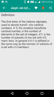 Maths Dictionary android App screenshot 4